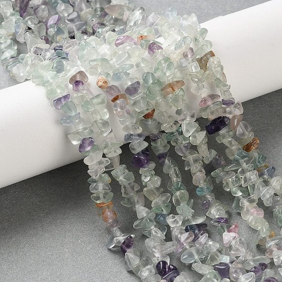 Природного флюорита бисер нитей, чип