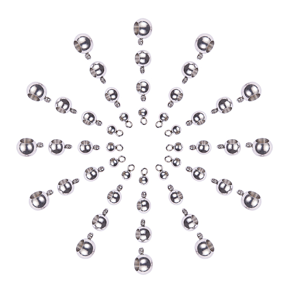 Вакуумное покрытие 304 дуги из нержавеющей стали, петля под залог, Rondelle поруки бусы