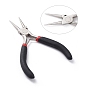 5 inch Carbon Steel Rustless Round Nose Pliers for Jewelry Making Supplies, Ferronickel, 125mm