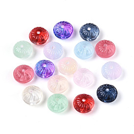 Прозрачные стеклянные бусины для выпечки, рондель