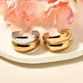 304 открытые манжеты из нержавеющей стали для унисекс