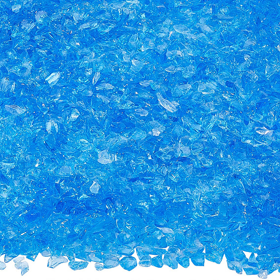 400g прозрачные стеклянные бусины, бусины без отверстий , чип