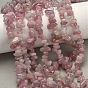 Chip Natural Madagascar Rose Quartz Bead Strands