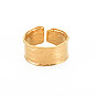 304 Stainless Steel Plain Band Open Cuff Ring for Women