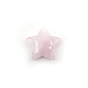 Natural Rose Quartzt Beads, No Hole, Star