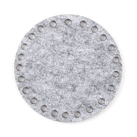 Tela de fieltro redonda plana, para manualidades diy accesorios de costura