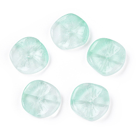 Выпечка расписные прозрачные стеклянные бусины, градиент цвета, цветок