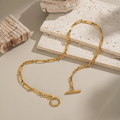 5мм 304 цепочка из нержавеющей стали с овальными звеньями для женщин, без кадмия, без никеля и без свинца, ионное покрытие (ip)