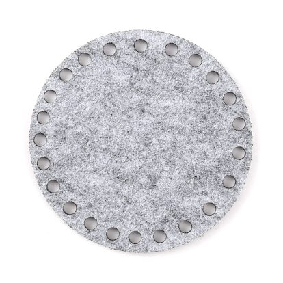 Tela de fieltro redonda plana, para manualidades diy accesorios de costura