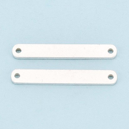 925 подвески из стерлингового серебра, прямоугольник ссылки, штамповка пустой метки