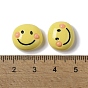 Opaque Resin Decoden Cabochons, Smiling Face