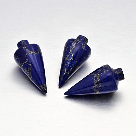 Pendule synthétique lapis lazuli Pendentif