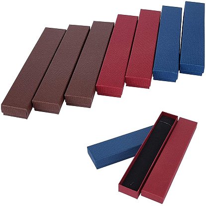 Caja de cartón, para pulseras, Collar, Rectángulo
