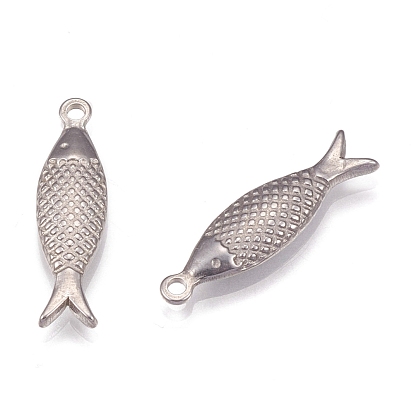 304 Stainless Steel Pendant, Fish