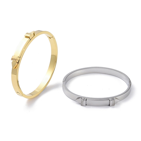 Стрелка 304 нержавеющая сталь, шарнирные браслеты со стразами и кристаллами