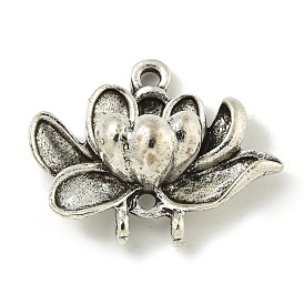 Tibetan Style Alloy Chandelier Component Links, Flower, Lead Free and Cadmium Free