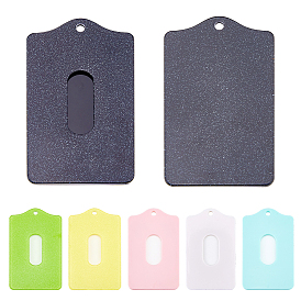 6шт. 6 варианты акриловых держателей для удостоверений личности, прямоугольные