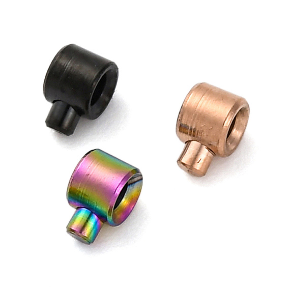 Ионное покрытие (ip) 304 обжимные бусины из нержавеющей стали, колонка