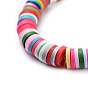 Stretch Bracelets For Daughter, with Handmade Polymer Clay Heishi Beads, Mother's Day Jewelry
