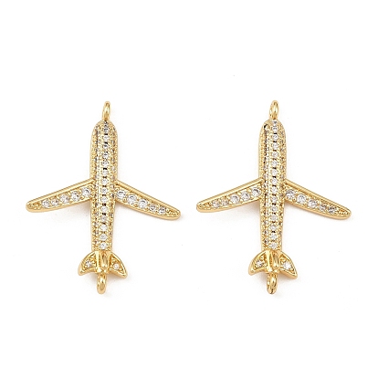 Латунные микро проложить кубического циркония подвески, прелести самолета, долговечный, без кадмия и без свинца