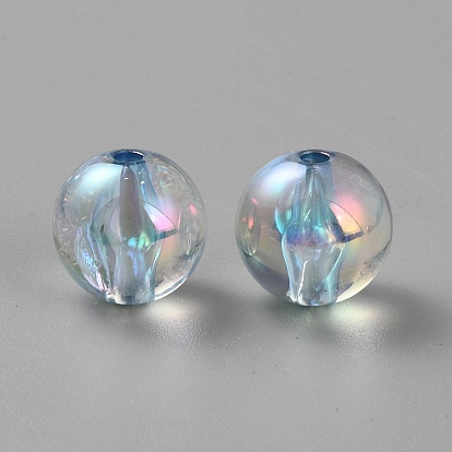 Прозрачные акриловые бусины, круглые