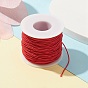 Round Polyester Elastic Cord, Adjustable Elastic Cord, with Spool