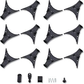 Зажимы для галстука своими руками фурнитура застежка для галстука клипса, включая треугольные пластиковые зажимы для галстука, железные пружины, кубические и колонные выводы, винтовые и стяжные зажимы