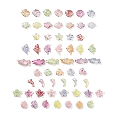 Пластиковые бусины, ремесло бусы, разноцветные