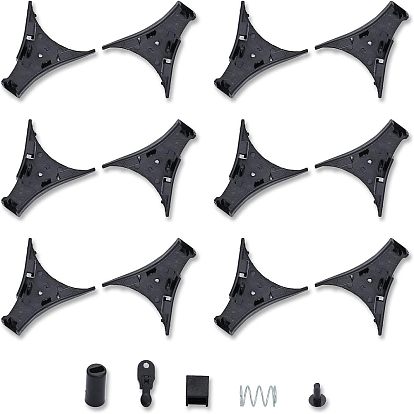 Зажимы для галстука своими руками фурнитура застежка для галстука клипса, включая треугольные пластиковые зажимы для галстука, железные пружины, кубические и колонные выводы, винтовые и стяжные зажимы