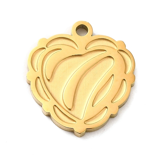 Ионное покрытие (ip) 304 подвески из нержавеющей стали, текстурированная и лазерная резка, шарма сердца