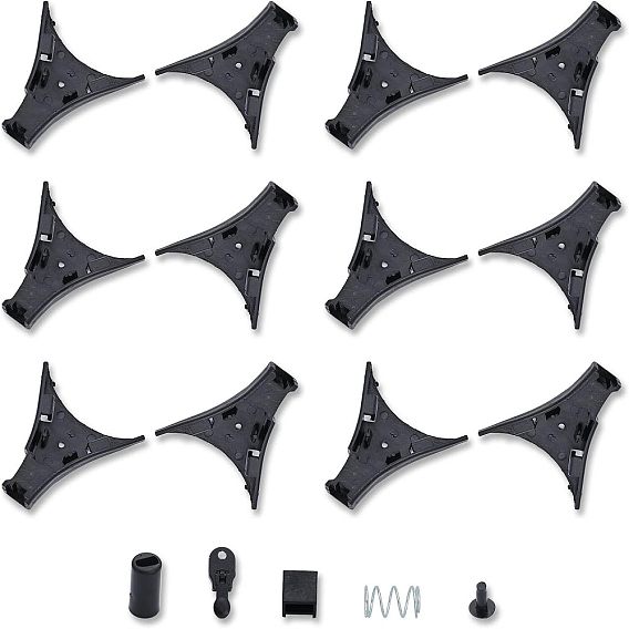 Зажимы для галстука своими руками фурнитура застежка для галстука клипса, включая треугольные пластиковые зажимы для галстука, железные пружины, кубические и колонные выводы, винтовые и стяжные зажимы