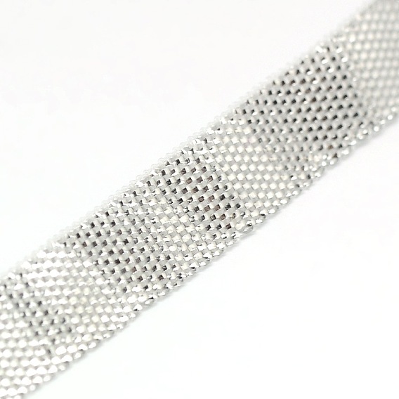 Mesh Ribbons, for Gift Packaging, 8mm, about 50yards/roll