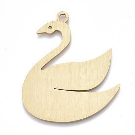 Алюминиевые большие подвески, Лазерная резка больших подвесок, лебедь