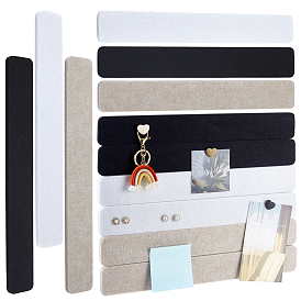 12шт. 3 цвета самоклеящиеся фетровые поделки, прямоугольные