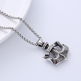 Винтажные 304 подвески из нержавеющей стали с якорем, модные украшения в стиле панк-хип-хоп для мужчин