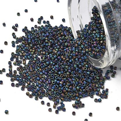 Круглые бусины тохо, японский бисер, полуглазированная радуга