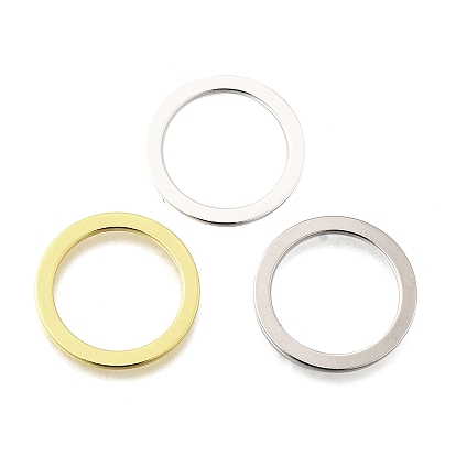 Латунные соединительные колечки, плоское кольцо, стойки покрытие, долговечный, без свинца и без кадмия