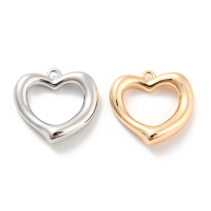 Brass Pendants, Heart Charm