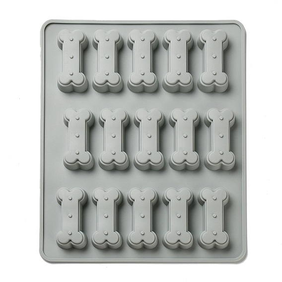 Силиконовые формочки для шоколадного печенья, с 15 чашечкой в форме кости, форма для выпечки