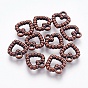 CCB Plastic Charms, Heart