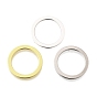 Латунные соединительные колечки, плоское кольцо, стойки покрытие, долговечный, без свинца и без кадмия