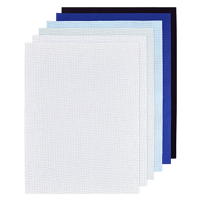 6 шт. 6 цвета хлопковая прямоугольная ткань для вышивки крестом, 14ct ткань Аида