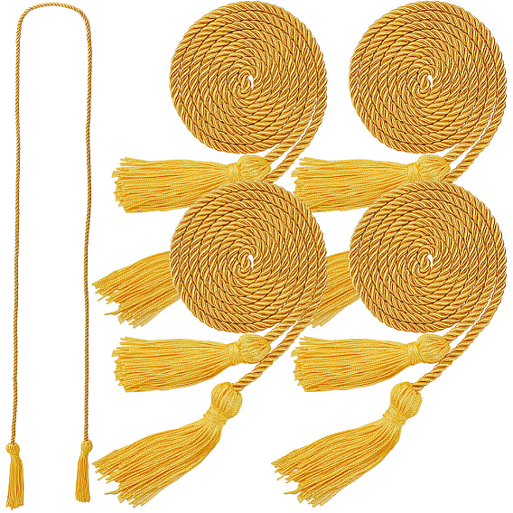 Вешалка для холостяцкого платья с двухсторонними кисточками и бахромой из полиэстера, на выпускной