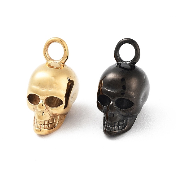 Ретро 304 из нержавеющей стали подвески, очарование черепа