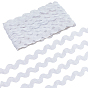 10M Polypropylene Fiber Ribbons, Wave Shape, Garment Accessories