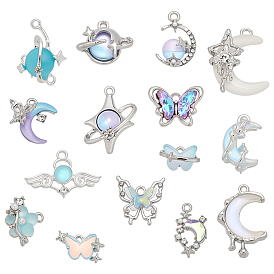 30шт 15 подвески из сплава смолы, разнообразные