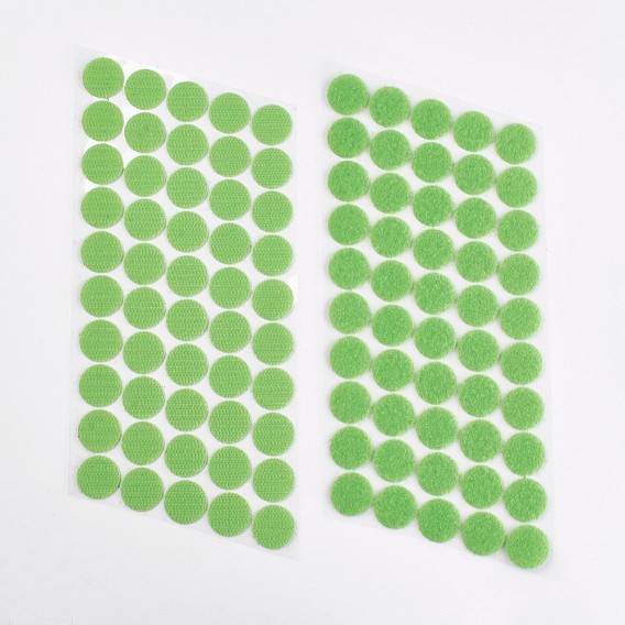 Nylon Magic Tapes, Adhesive Hook and Loop Tapes, Flat Round