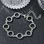 12MM 304 Stainless Steel Ring Link Chain Bracelets, Tarnish Free