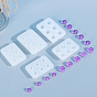 DIY Cube Bead Silicone Mold, Resin Casting Molds, for UV Resin & Epoxy Resin Jewelry Making, 6 Cavities