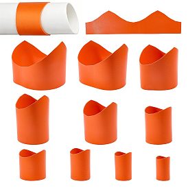 10Pcs Artificial Leather Pipe Saddle Template Cutting Guide